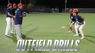 Drills for outfielder warmups gap communication