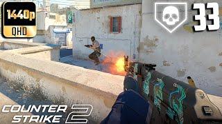 CS2- 33 Kills On Dust 2 Competitive Full Gameplay #20 No Commentary