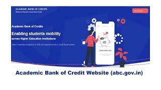 Academic Bank of Credits What is ABC - Video 4