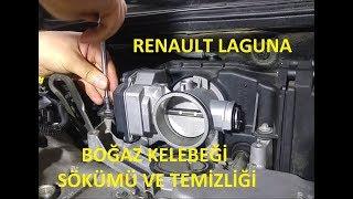 Boğaz kelebeği ve Oksijen sensör temizliği Emme manifold sökümü  Renault  f4r  k4m