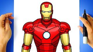 How to DRAW IRON MAN Mark III