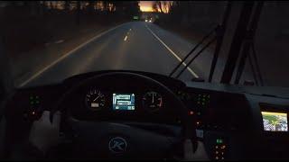 POV Bus Drive 2011 Setra S417TC at BWI Airport