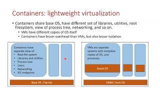 Virtualization and Cloud Computing Lecture 11 Containers