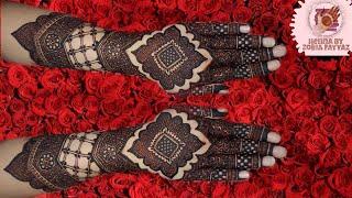 Mehndi designs full hand  bridal mehndi designs  mehndi designs back side  henna by Zobia Fayyaz