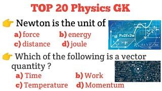 Physics GK Questions  General Science  Science gk in English  Science gk  R S GK
