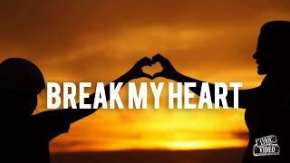 Dua Lipa - Break My Heart Lyrics  Lyric Video