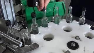 Mini Bottle Filler Capper and Labeler All-In-One Bottling Machine