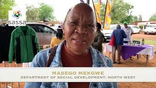 Department of Social Development and SASSA reach out to women running their businesses in Maboloka.