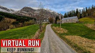 Virtual Run  Trailrunning In Norway. Nature Scenery Virtual Running Videos for Treadmill