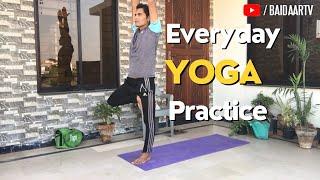 Yoga Class with Breathing Exercise  Urdu  Hindi  Kifayat Rodani  Baidaar tv