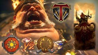 BIG HARPOON BOYS  Ogre Kingdoms vs Lizardmen - Total War Warhammer 3