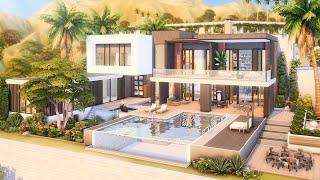 Luxury Modern Family Mansion  SIMS 4 Stop Motion Build  No CC