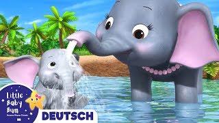 5 Elefanten waschen sich  Kinderlieder  Little Baby Bum Deutsch  Cartoons für Kinder