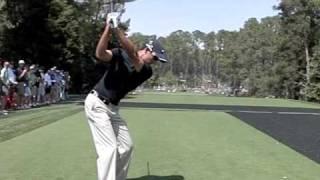 Charl Schwartzel swing - Down the Line