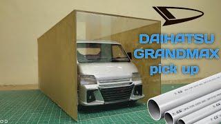 I made Daihatsu Grandmax cars from PVC pipes