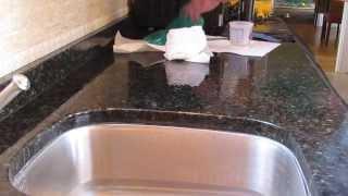 Granite Fabrication- Step By Step How To Fix A Chip In Granite & Match The Surface Shine
