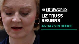 Liz Truss quits as British Prime Minister new leader to be elected next week  The World