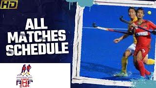 Mens AHF Junior Asia Hockey Cup 2024 Qualifiers All Matches Schedule