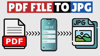 How to Convert PDF to JPG in Mobile 2023  iPhone & Android