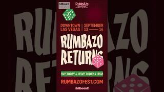 RUMBAZO 2024 Tickets On Sale Now & A Special Discount Code  Billboard News #Shorts
