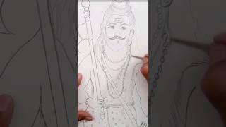 Parshurama Jayanti Drawing Easy Steps Lord Parshuram Pencil sketch #ParshuramaJayanti