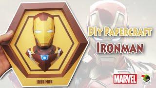 How to make papercraft Ironman - Marvel