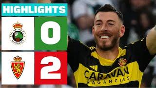 Highlights Real Racing Club vs Real Zaragoza 0-2