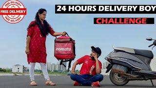 Zomato Boy for 24 Hours Challenge  I earned = ?? Working as Zomato Delivery Boy JTS Challenge