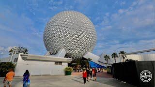 EPCOT 2021 Afternoon Walkthrough in 4K  Walt Disney World Orlando Florida 50th Anniversary