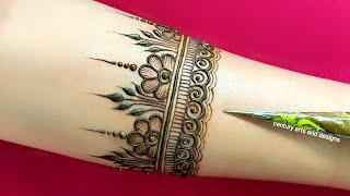 New stylish full hand mehndi design  easy mehndi design  mehndi ka design  mehndi design  mehndi