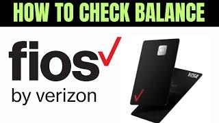 How To Check Verizon Credit Card Balance