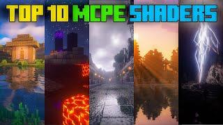 Top 10 Best Shaders For Minecraft PE  1.21+   Render Dragon Shaders For Mcpe  Minecraft pe