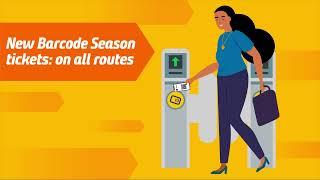 Barcode Season tickets – now on all routes