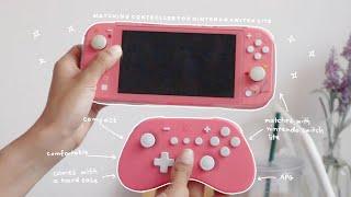 matching controller for the nintendo switch lite  ft. GuliKit Elves Pro