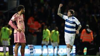 EXTENDED HIGHLIGHTS QUEENS PARK RANGERS 4 - 0 LEEDS UNITED - QPR STUN LEEDS AS LEICESTER PROMOTED