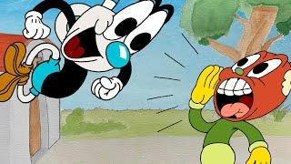 Mac Delivers His Revenge On Both Cuphead And Mugman Fan Made Cuphead CartoonTraditional Animation