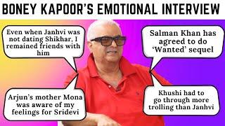 Boney Kapoors UNFILTERED interview on Janhvis BF Shikhar Sridevi Salman Khan turmoil with Arjun