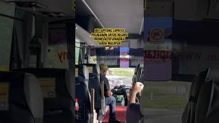 Suasana Bus Lintas Negara Brunei-Malaysia Sipitang Express