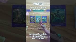 #VIRGO  SABE LO QUE QUIERE Y TE QUIERE A VOS  ASHAIA #TAROT AMOR #HOROCOPO HOY #AGOSTO