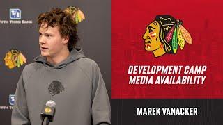 Marek Vanacker at Development Camp  Chicago Blackhawks