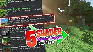 SPECIAL COY 5 SHADER MCPE 1.19 TERBAIK - Shaders For Mcpe 1.19.80  Shaders Render Dragon RTX