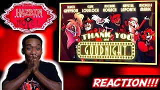 THANK YOU AND GOODNIGHT - A Farewell Song from the Pilot Cast of Hazbin Hotel REACTION