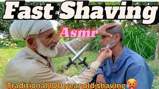 Asmr fast shaving cream with barber is old part150