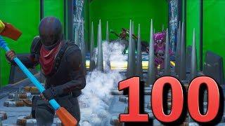 Fortnite 100個の鬼畜ステージを突き進め！！後編