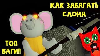 КАК ЗАБАГАТЬ СЛОНА или СЕКРЕТЫ И БАГИ в игре Свинка Пигги роблокс  Piggy roblox  Город #9