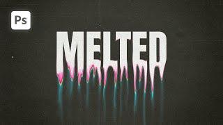 How To Create A Melted Text Effect In Photoshop