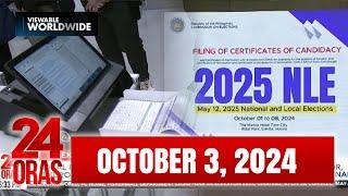 24 Oras Express October 03 2024 HD