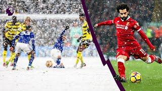 Premier League Football In The SNOW ️  2024 Edition