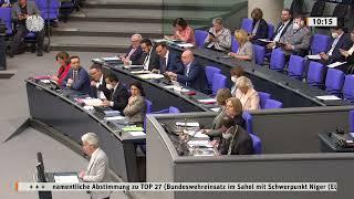 Rede zum Bundeswehreinsatz im Sahel mit Schwerpunkt Niger von Marie-Agnes Strack-Zimmermann