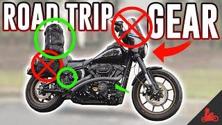 800 Mile Motorcycle Road Trip Gear & Essentials Harley Low Rider S